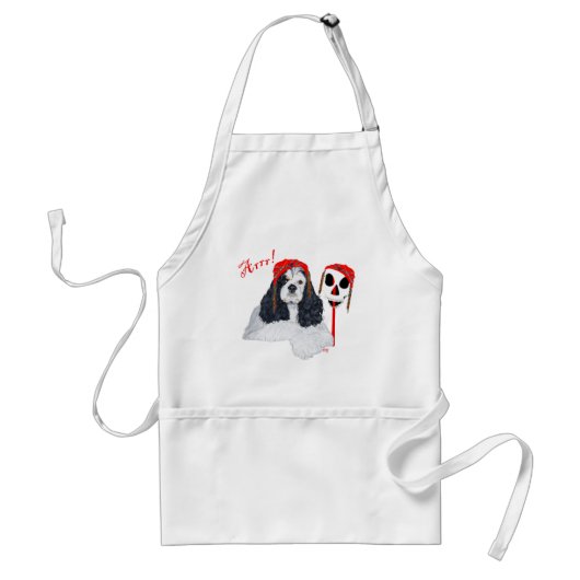 Tablier Cocker Spaniel américain Pirate (Devant)