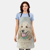 Tablier Cocker Spaniel Buff Peinture - Art Chien original (Porté)