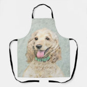Tablier Cocker Spaniel Buff Peinture - Art Chien original (Recto)