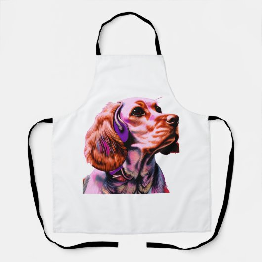 Tablier Cocker Spaniel Chien (Recto)