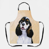 Tablier Cocker Spaniel (Parti) Peinture - Art Chien origin (Recto)