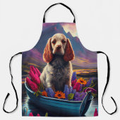 Tablier Cocker Spaniel sur une pagaie : une aventure Pitto (Recto)