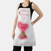 Tablier Cocktail Noël Père Noël Elf Bar (Insitu)