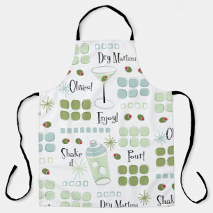 Tablier Cocktail rétro Style Eames du milieu du siècle