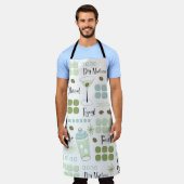 Tablier Cocktail rétro Style Eames du milieu du siècle (Porté)