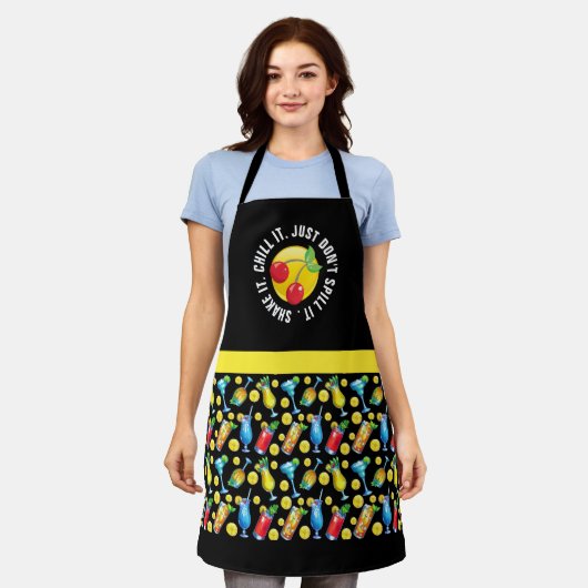 Tablier Cocktails Apron (Porté)