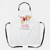Tablier Cocktails de Noël (Recto)