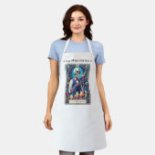Tablier Cocktails Très Sérieux Barman Tarot (Porté)