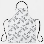 Tablier Code ancien Code international du morse Humour (Recto)