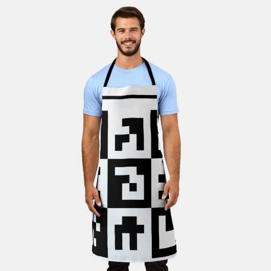 Tablier code qr (Porté)