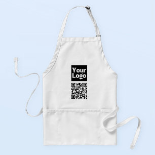 Tablier Code QR éditable & Votre logo ou image d'entrepris
