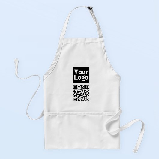 Tablier Code QR éditable & Votre logo ou image d'entrepris