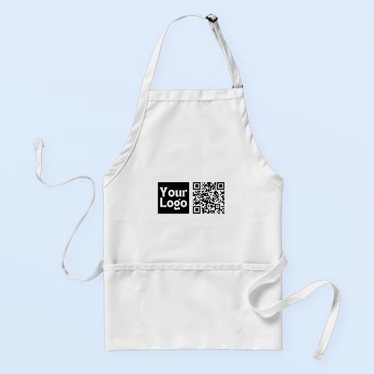 Tablier Code QR éditable & Votre logo ou image d'entrepris