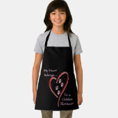 Tablier Coeur appartient à Golden All-Over Print Apron (Insitu)