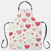 Tablier Coeur coloré de la Saint Valentin (Recto)
