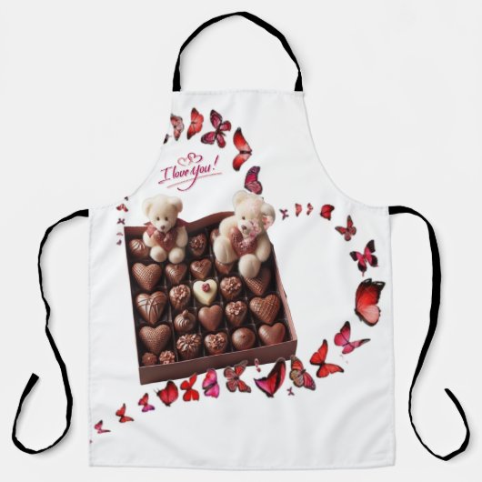 Tablier Cœur d'amour (Recto)
