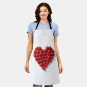 Tablier Cœur de framboise (Porté)