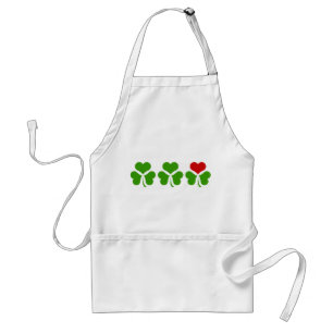 Tablier Coeur de shamrock