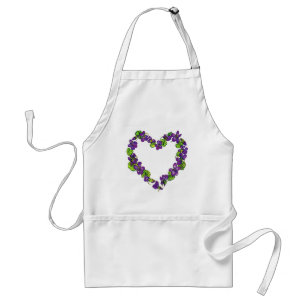 Tablier Coeur des Violets