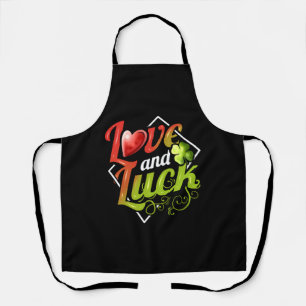 Tablier Coeur Et Shamrock Amour Et La Chance Sur St patric