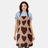 Tablier Coeurs, Coeurs et plus Coeurs Apron (Porté)