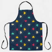 Tablier Coeurs colorés (Recto)