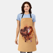 Tablier Coeurs de chocolat (Porté)