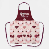 Tablier Coeurs de la reine maman (Recto)