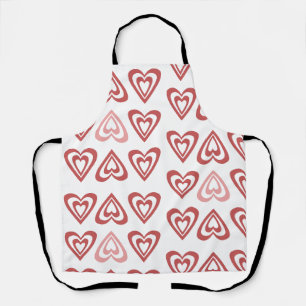 Tablier Cœurs de la Saint-Valentin Mignons – Conception d'