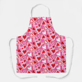 Tablier Coeurs de mixage Valentine (Recto)