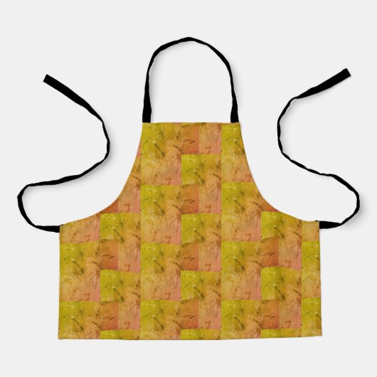 Tablier Coeurs de Nana (rose et jaune) (Recto)