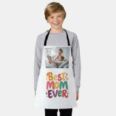 Tablier Coeurs et étoiles Meilleure maman jamais (Porté)