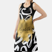 Tablier Coeurs Motif et Golden Foil (Insitu)