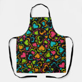 Tablier Coeurs multicolores (Recto)