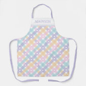 Tablier Coeurs Plaids En vichy tendance (Recto)