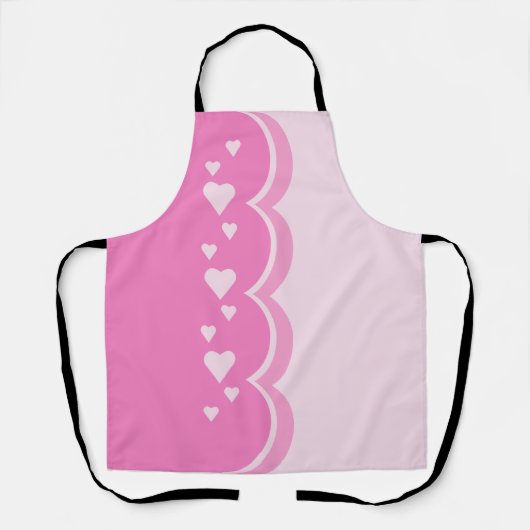 Tablier Coeurs roses (Recto)