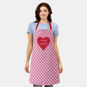 Tablier Cœurs Roses Classiques Saint-Valentin Je T (Porté)