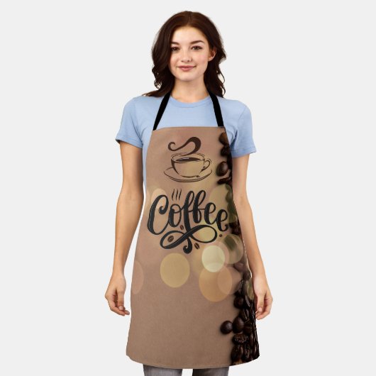 Tablier Coffee Bokeh (Porté)