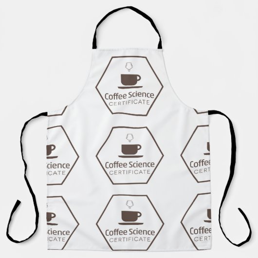 Tablier "Coffee Science" (Recto)