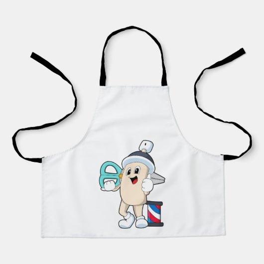 Tablier Coiffeur avec ciseaux (Recto)