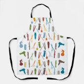 Tablier Coiffeur Dresseur de cheveux Salon Ciseaux (Recto)