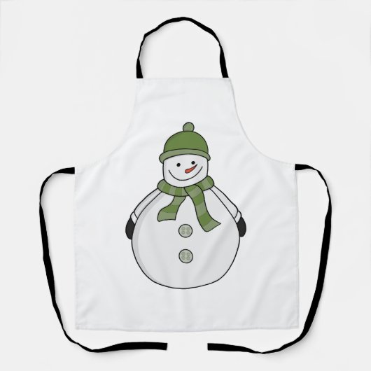 Tablier Cold snowman (Recto)
