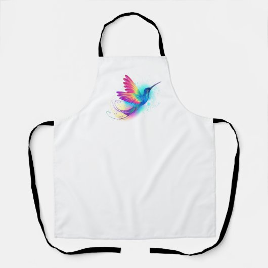 Tablier Colibri arc-en-ciel exotique (Recto)