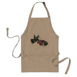 Tablier Colibri et Hibiscus Apron