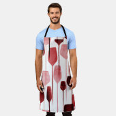 Tablier Collage art : fête boit motif. (Porté)