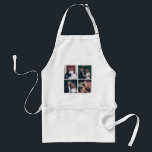 Tablier Collage Carré personnalisé 4 photos et texte Maria<br><div class="desc">Créez votre propre tablier de cuisine avec vos propres photos de mariage,  anniversaire,  fiançailles et événements spéciaux.</div>