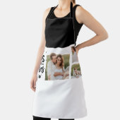 Tablier Collage Couple Photo & Hugs Et Baisers Phrase Love (Insitu)