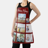 Tablier Collage de photos de famille personnalisées Noël (Insitu)