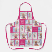 Tablier Collage de photos personnalisé Image de la fête de (Recto)