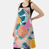 Tablier Collage moderne floral sans couture motif. Exposit (Insitu)